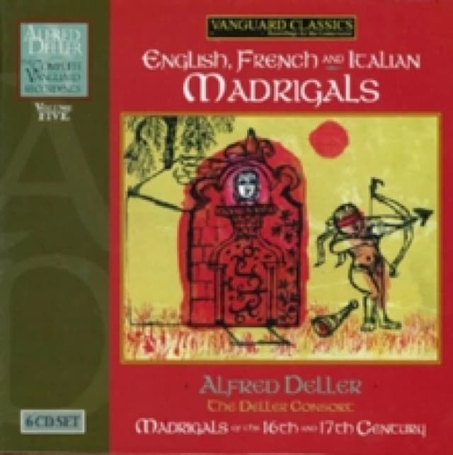 English, French and Italian Madrigals CD / Album