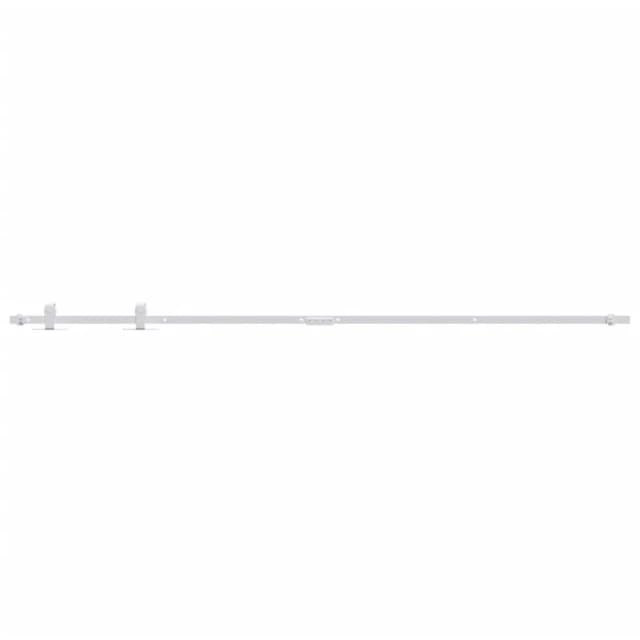 VIDAXL Mini Sliding Cabinet Door Kit Carbon Steel White 200cm Vidaxl 8720286854266