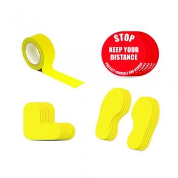 Social Distance Marker Kit Stop Keep Your Distance 2A SDKIT2A