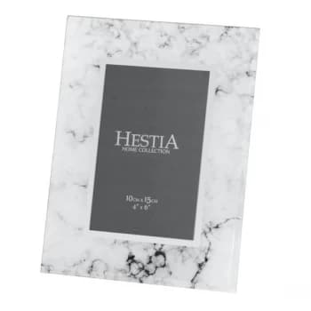 4" x 6" - HESTIA Glass Marble Photo Frame