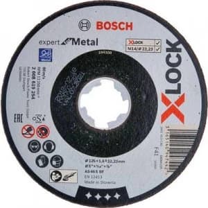 Bosch X Lock Expert Metal Cutting Disc 125mm 1.6mm 22mm