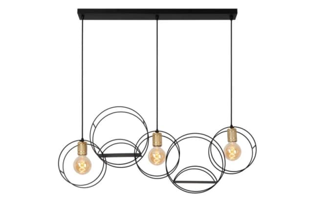 Netlighting Circle Pendant light 3xE27 Black Unisex