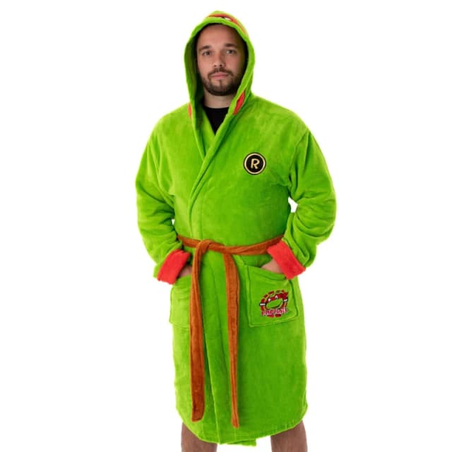 Teenage Mutant Ninja Turtles Hooded Bathrobe Green male