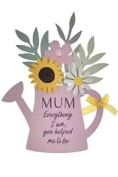 The Cottage Garden Mum Watering Can Plaque