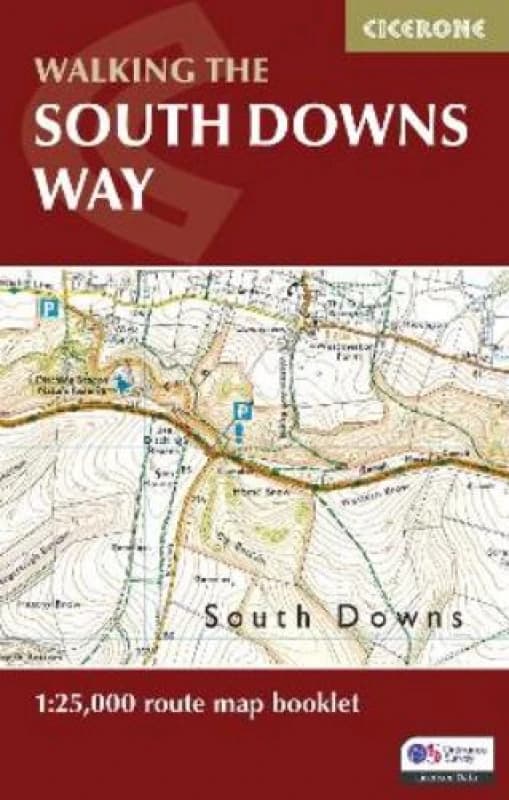 The South Downs Way Map Booklet : 1:25,000 OS Route Mapping Paperback / softback