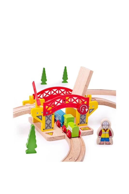 Bigjigs Rail Lifting Bridge Toy Multi unisex