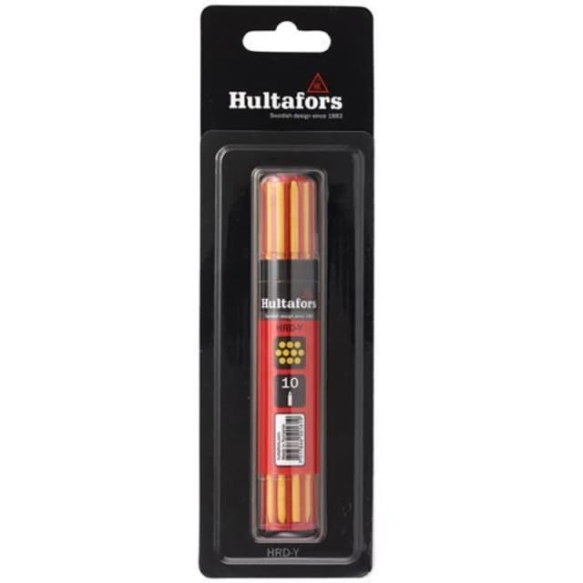 HULTAFORS Hultafors - 10 x 650260 Dry Marker Pen Refill Yellow Blister Pack HUL650260 650260