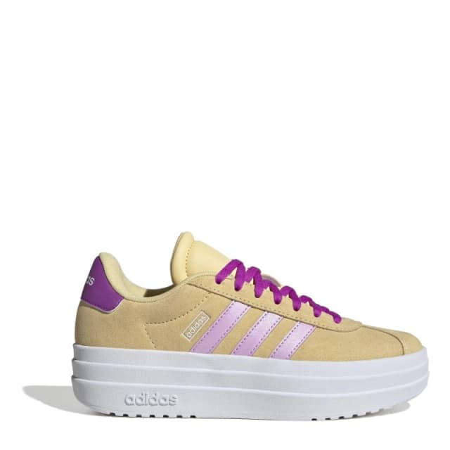 adidas VL Court Bold Kids Trainers orng/lilac/pnk female 3.5 (36)