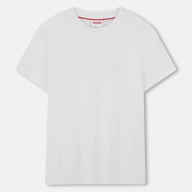 Hugo Kids T-Shirt White 10P male 14Y