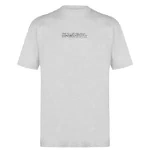Kangol Back Logo T Shirt Mens - Grey
