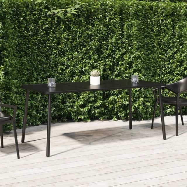 vidaXL Garden Table Anthracite 165x80x71cm Steel, Grey 362740