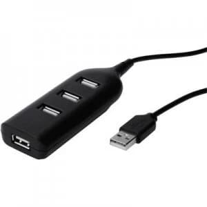 Digitus AB-50001-1 4 ports USB 2.0 hub Black