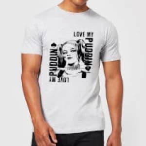 DC Comics Suicide Squad Harley Love Puddin T-Shirt - Grey - 3XL