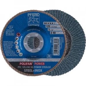 PFERD 67784125 POLIFAN-serrated washer PFC 125 Z40 SG POWER STEELOX Diameter 125mm 10 pc(s)