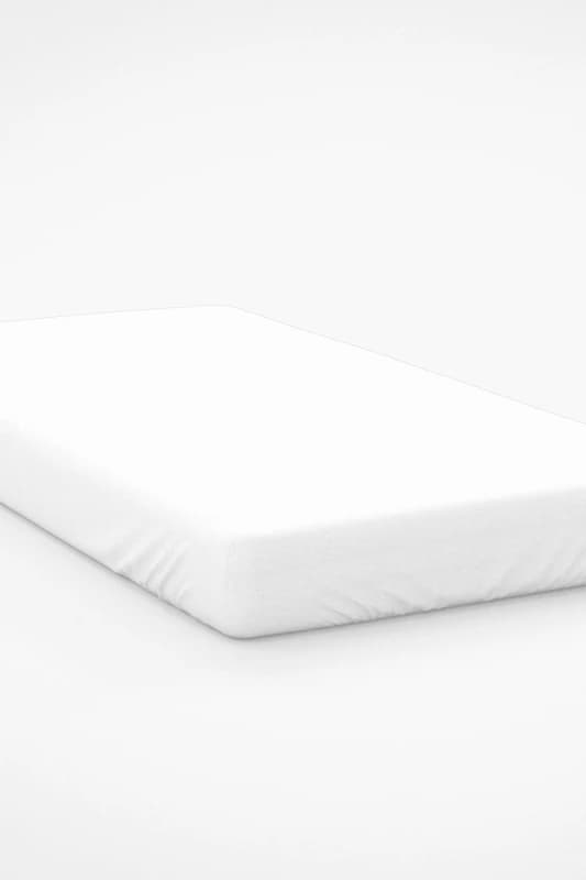 Belledorm Easy Care 200 Thread Count Cotton Polyester Percale 28cm Fitted Sheet in White Size: Emperor White Unisex Emperor