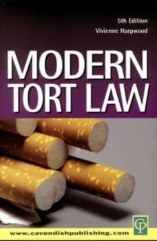 Modern Tort Law by V.H. Harpwood Paperback