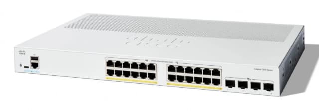Cisco Catalyst 1200-24P-4X Smart Switch. 24 Port GE. PoE. 4x10GE SFP+.