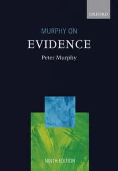 Murphy on Evidence by Peter Murphy Paperback
