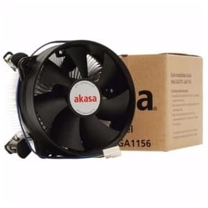 Akasa AK-CCE-7104EP Intel Socket 92mm PWM 3000RPM Black Fan CPU Cooler