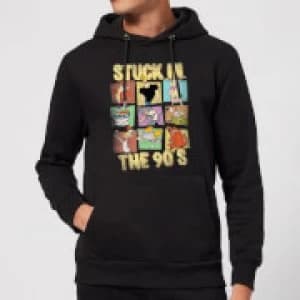 Cartoon Network Stuck In The 90s Hoodie - Black