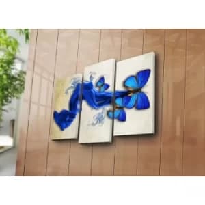 3KBPAT-32 Multicolor Decorative Canvas Painting (3 Pieces)