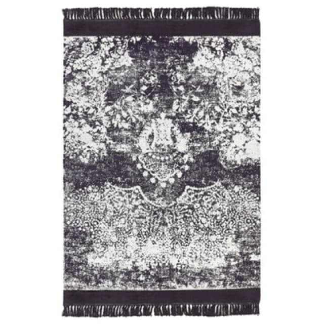 Beliani Rug Akarsu Violet 160 X 230 Cm Viscose