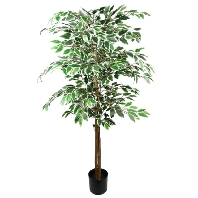 Leaf Artificial Ficus Tree Realistic Extra Large 5ft Botanik Green