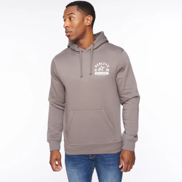 Henleys Upton Hoodie Dark Grey male X Large