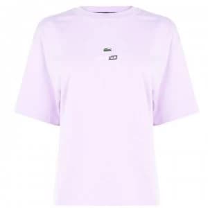 Lacoste L!ve Box T Shirt - Provence Purple