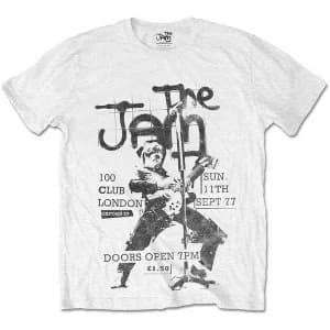 The Jam - 100 Club 77 Unisex Large T-Shirt - White