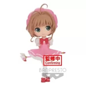 Cardcaptor Sakura Clow Card Q Posket Mini Figure Sakura Kinomoto Ver. B 14 cm