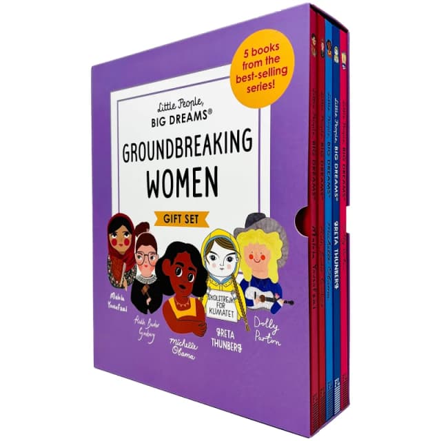 Little People, Big Dreams Groundbreaking Women 5 Book Collection Maria Isabel Sanchez Vegara Books