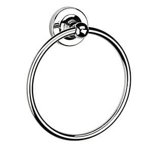 Croydex Worcester Flexi-Fix Towel Ring - Chrome 160mm