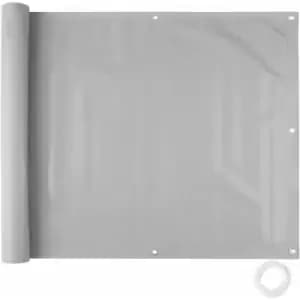 Balcony & garden privacy screen (type 1) - garden privacy screen, balcony privacy screen, outdoor privacy screen - grey 75cm - grey