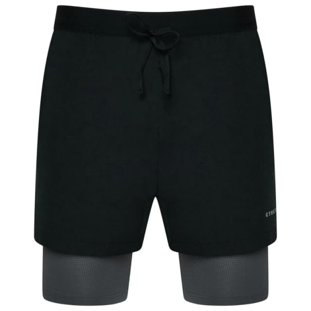 Gym King Mens Performance Gym Shorts Black/Graphite male Small