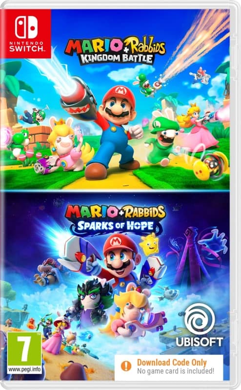 Mario + Rabbids Kingdom Battle / Mario + Rabbids Sparks of Hope (Code In Box) for Nintendo Switch - Digital Download