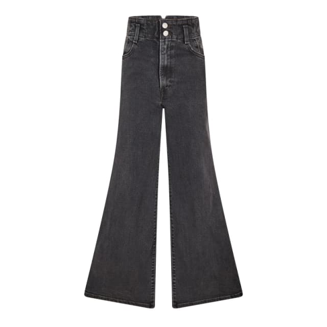 Levis Womens Ribcage Bells Tapered Jeans First Or Last female 25 L30