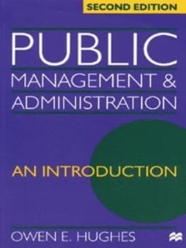 Public Management and Administration by Owen E Hughes Paperback