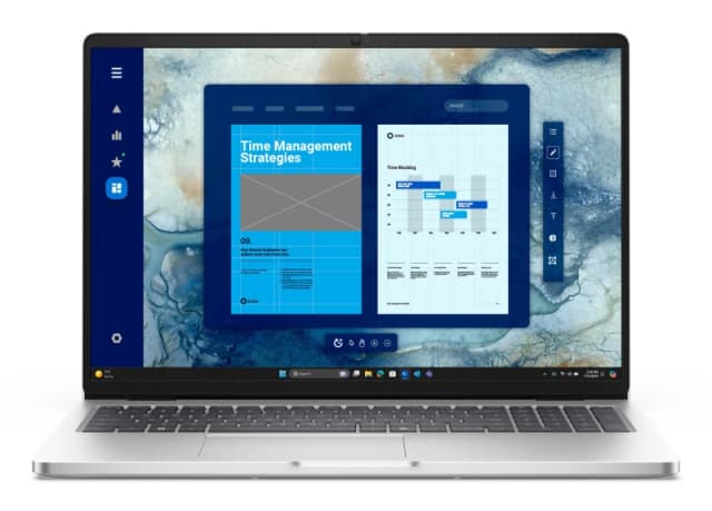 Dell Pro Intel Core Ultra 7 16GB RAM 512GB SSD 16" Windows 11 Pro Laptop 90MGH Platinum,Silver