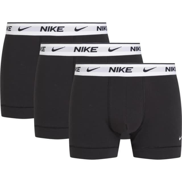 Nike 3 Pack Everyday Cotton Trunks Mens Blck/Wht 859 male Large