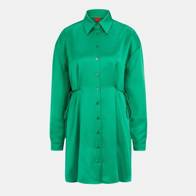 Hugo Womens Keleste Bodycon Dress Medium Green female 6 (XS)