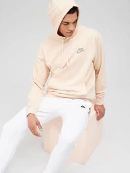 Nike NSW Revival Fleece Overhead Hoodie - Beige, Beige, Size L, Men