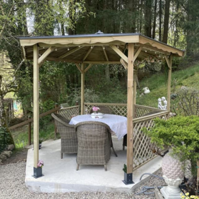 Cerland Lora Wooden Gazebo 3.2M