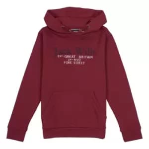Jack Wills Kids Batsford Logo Script Hoodie - Red