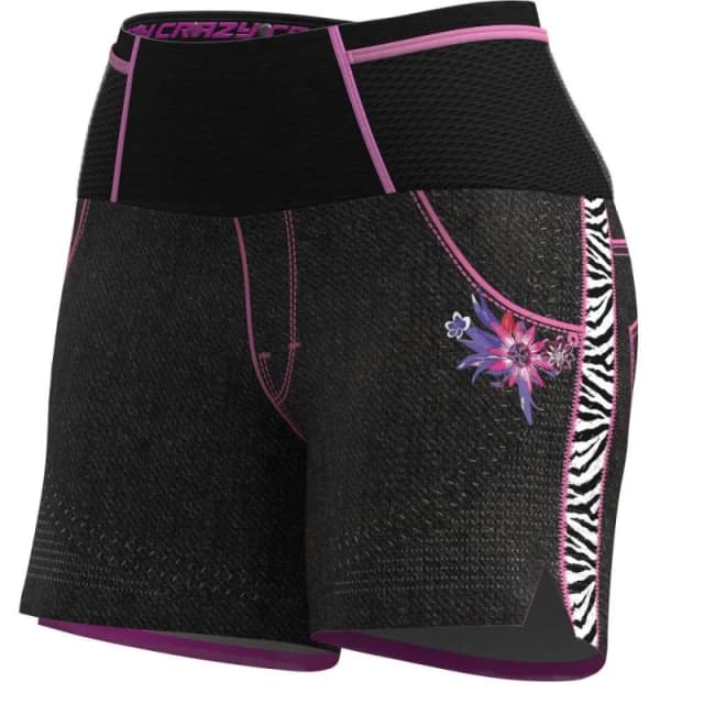 Womens shorts Crazy Lightning Noir Female M