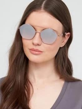 Guess Gu7644 Geometric Sunglasses - Lilac