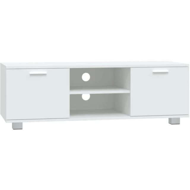 Vidaxl TV Cabinet White 120X40.5X35cm Engineered Wood, White 342615