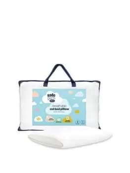 Silentnight Safe Nights Luxury Breathable Cot Bed Pillow - White