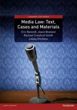 Media Law by Eric Barendt Paperback
