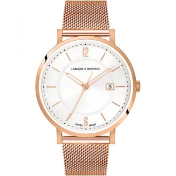 Larsson & Jennings Opera 38mm Watch LGN38O-CMSLV-HT-Q-P-RGW-O